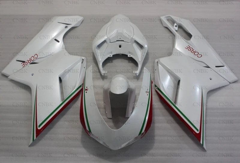 Комплекты для тела 1198 2011 Для DUCATI 1098 комплекты 2008 Обтекатели 2007 - матовый белый |