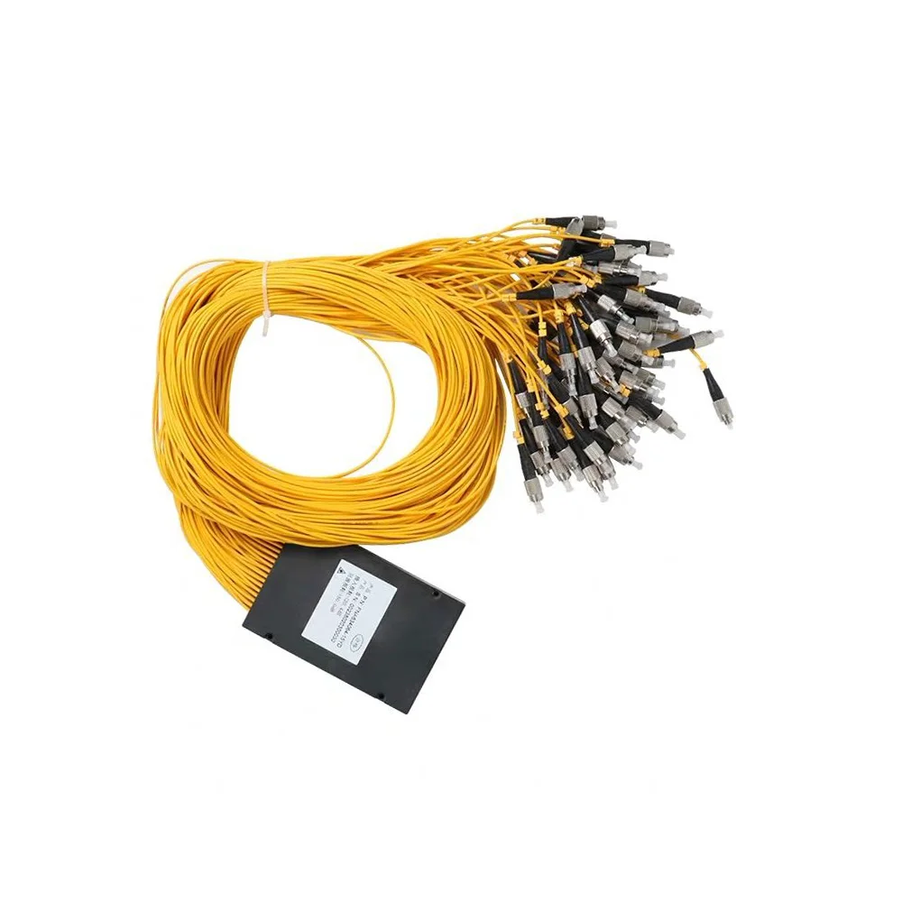 

Высокое качество 1x64 plc разветвитель оптический FBT пара, FC / UPC 1x64 plc сплиттер, соединитель оптического волокна волоконно-оптический разветвитель, один modeFC/вверх