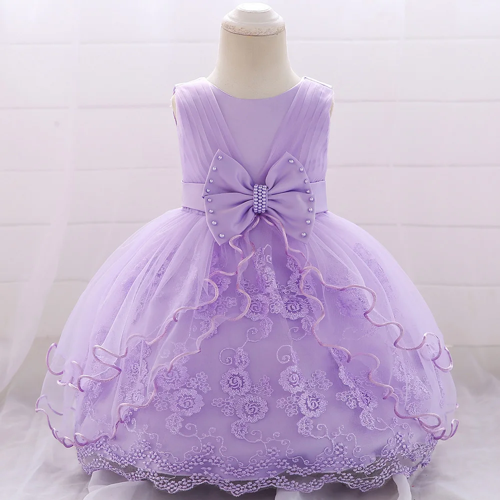

Summer Vestidos 1st Birthday Dress For Baby Girl Dresses Party Wedding Dress Frock Christening Girl Clothes 3 6 9 Month