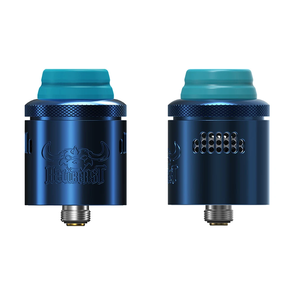 Original Hellvape Hellbeast RDA Tank 810 Drip Tip Atomizer with NI80 Fused Clapton Coil E Cigarette Vaporizer Vs Dead Rabbit V2 |