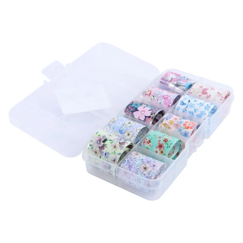 

1 Box/10pcs Stylish Nail Art Decal Creative Nails Decor DIY Manicure Supplies Nail Art Accessories for Female (57#)