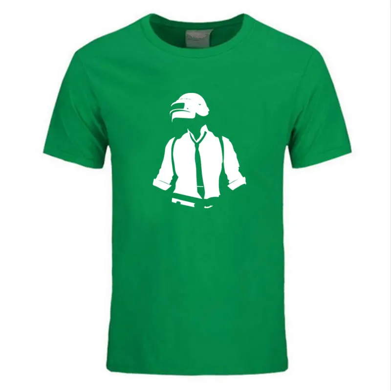 Мужские футболки топы повседневная одежда модные с коротким рукавом FPS игры PUBG