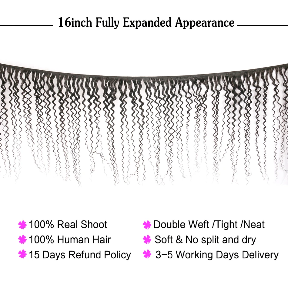 Накладные вьющиеся волосы NAFUN индийские не Реми 100% человеческие для наращивания