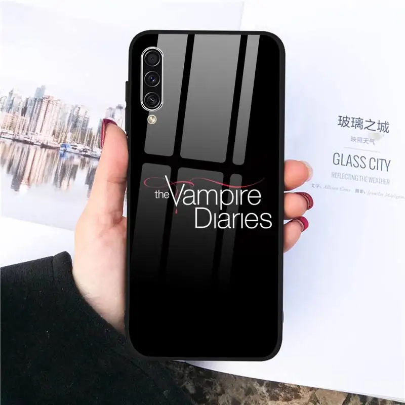 

The Vampire Diaries Stefan Damon Phone Case Tempered glass For Samsung S20 Ultra S7 edge S8 S9 S10 e plus note8 9 10 pro