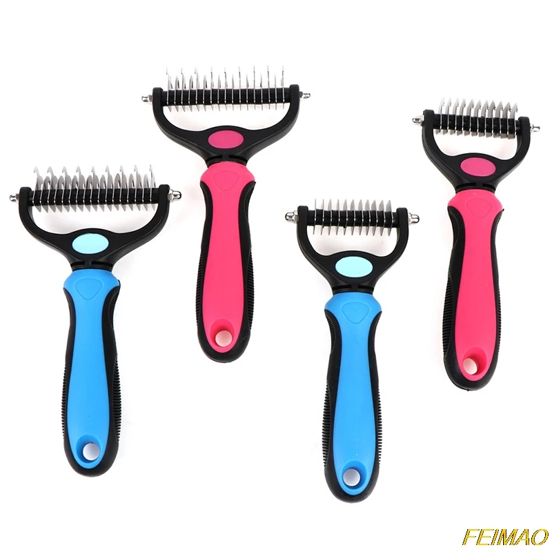 

1 Pc Hair Removal Comb For Dogs Cat Detangler Fur Trimming Deshedding Brush Grooming Tool For Matted Long Hair Grooming Pet Tool