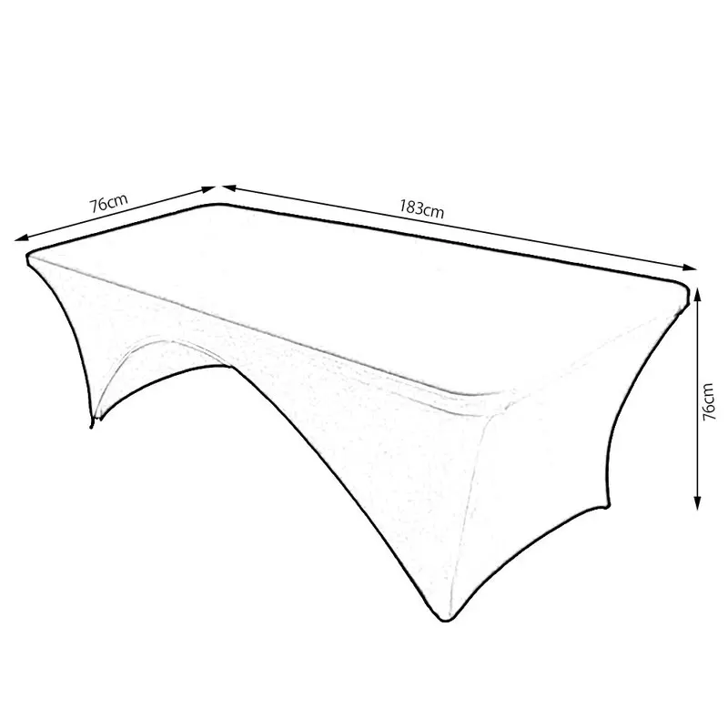 Коктейльная Высокая растягивающаяся Свадебная крышка стола для отеля дня