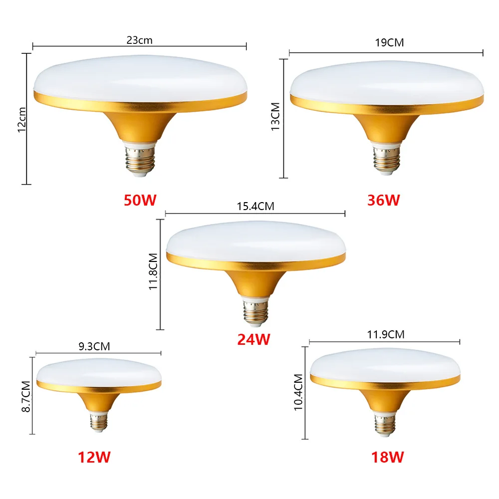 

LED Lamp Bulb Modern Energy Saving Bright High Power Home Lighting for Bedroom Kitchen Living Room 220V 12W 15W 24W 36W 50W