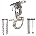 Поворотные качели с фиксированной пластиной SUS304, наборы сверхмощных подвесок для качелей, гамак для йоги, крючки для подвесного стула для бетонного потолка, деревянные