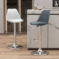 nordic backrest can be raised and lowered rotating bar chair home living room negotiation bar stool hotel front desk high stool