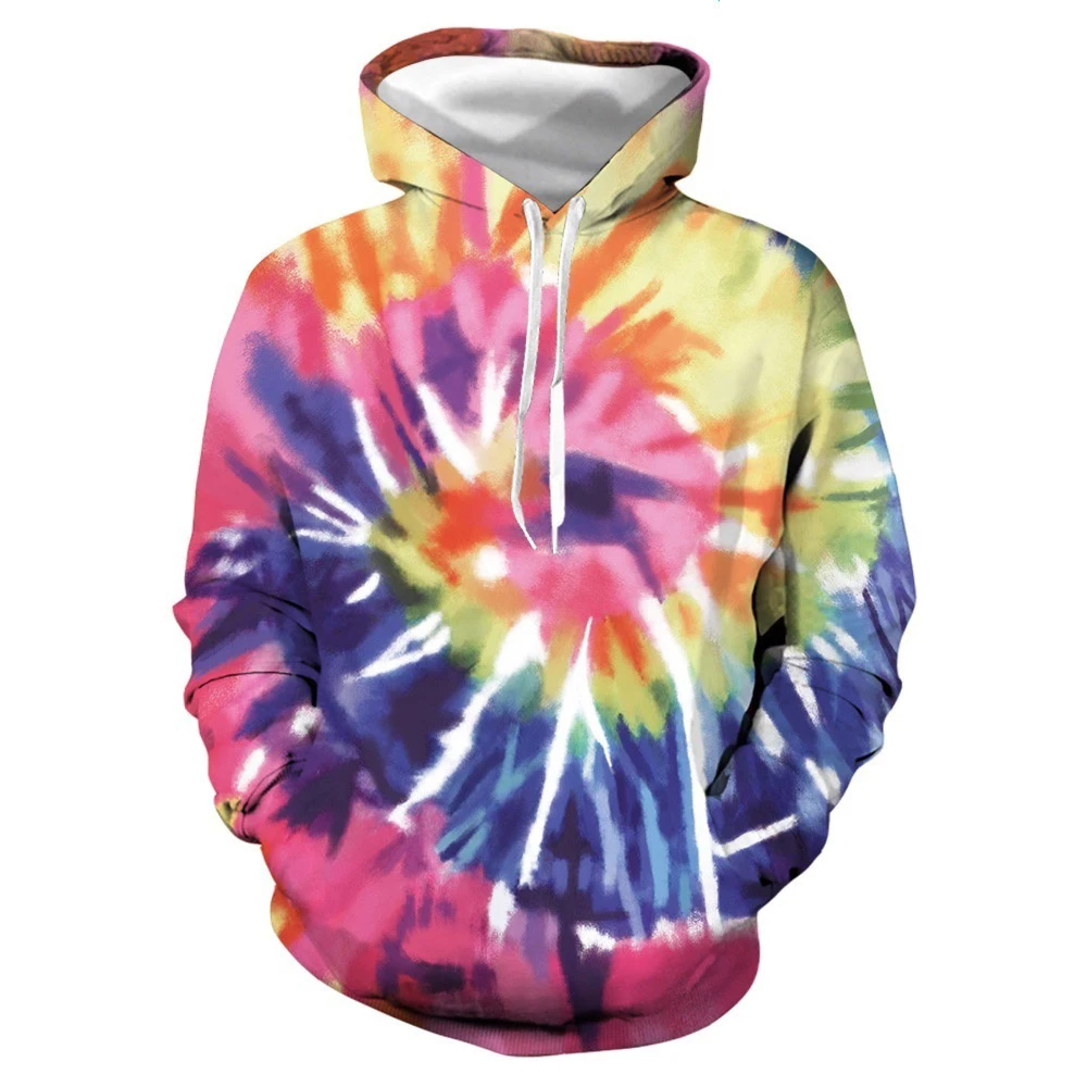 

3D Hoodies Illusion Paisley Printed Sweatshirts Long Sleeve Hood Oversized Pullovers Sweatshirt Casual Hoodie for Spring Autumn