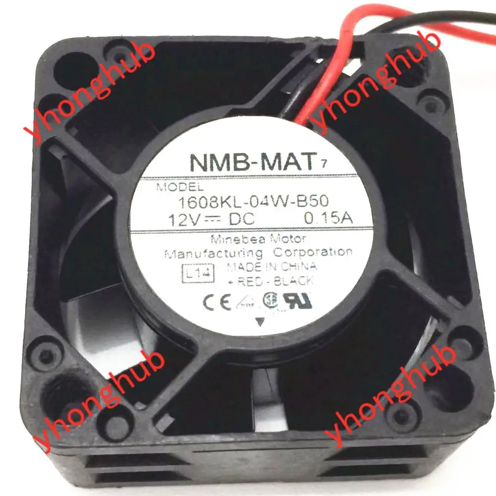NMB MAT 1608KL 04W B50 L14 DC 12V 0.15A 40x40x20 мм вентилятор охлаждения сервера|square fan|server fan40x40x20mm fan |