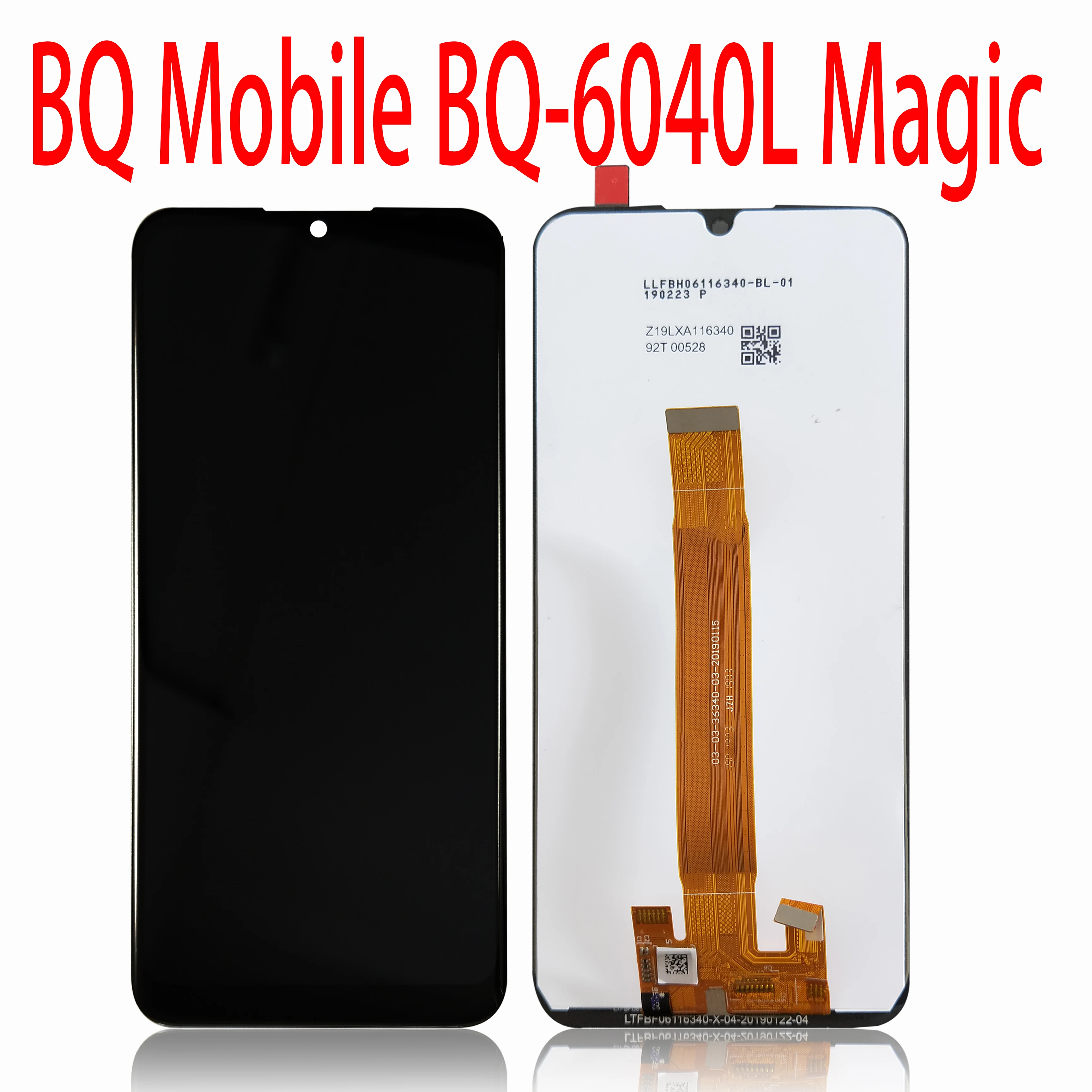 

Оригинальный ЖК-дисплей для мобильного телефона BQ Magic BQ6040L BQ 6040L, с цифровым преобразователем, сенсорный экран, сенсорный экран, черный цвет, лента и инструмент, для BQ, для BQ, BQ6040L,