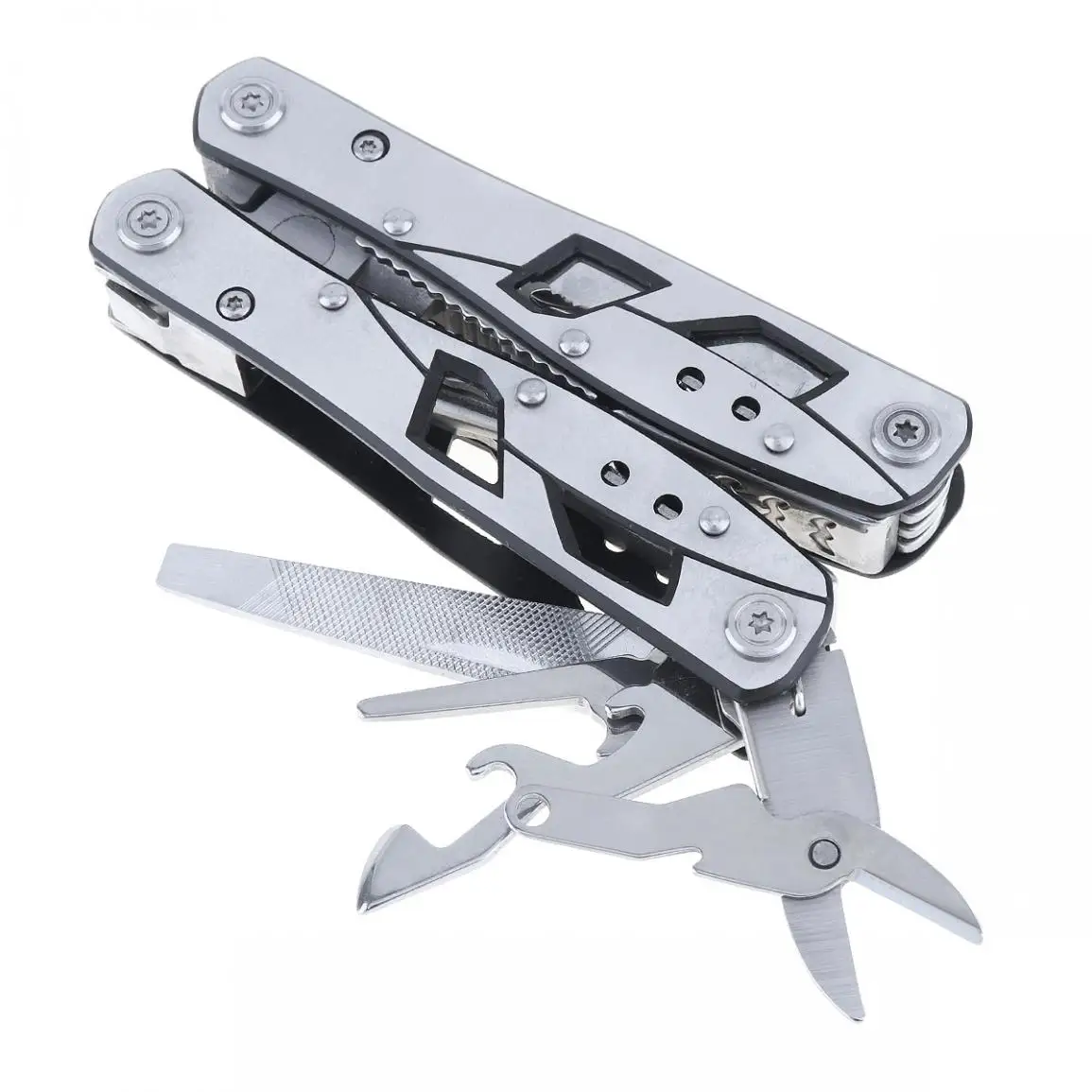 Многофункциональные складные мини плоскогубцы ножницы шлицевая отвертка Phillips