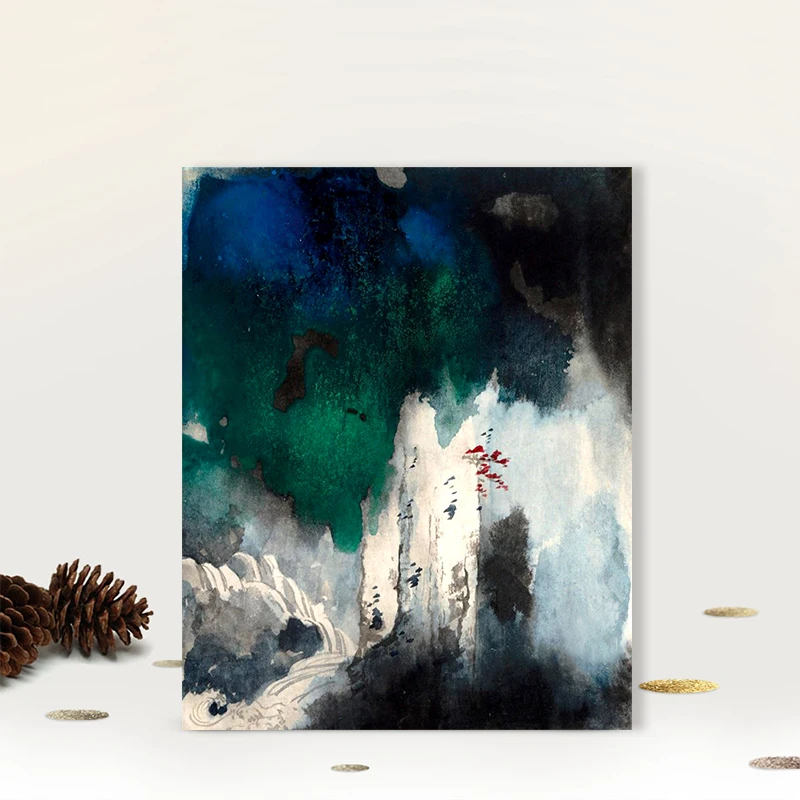 Китайские древние чернила художественная живопись по номерам горный всплеск