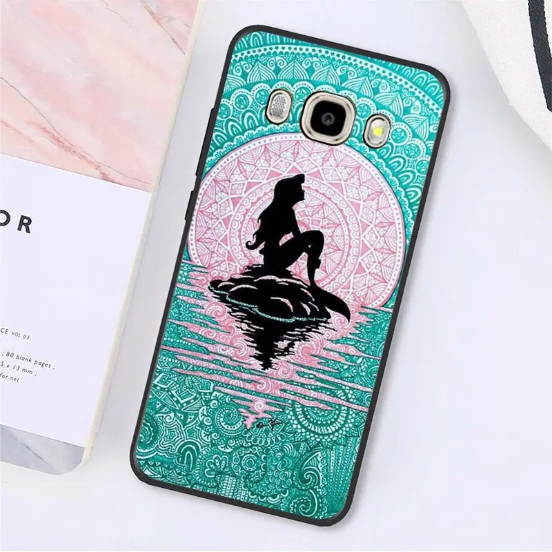 MaiYaCa Ариэль Русалочка Принцесса мягкий чехол для телефона samsung Galaxy J7 J6 J8 J4 J4Plus J7 DUO J7NEO J2 J7 Prime