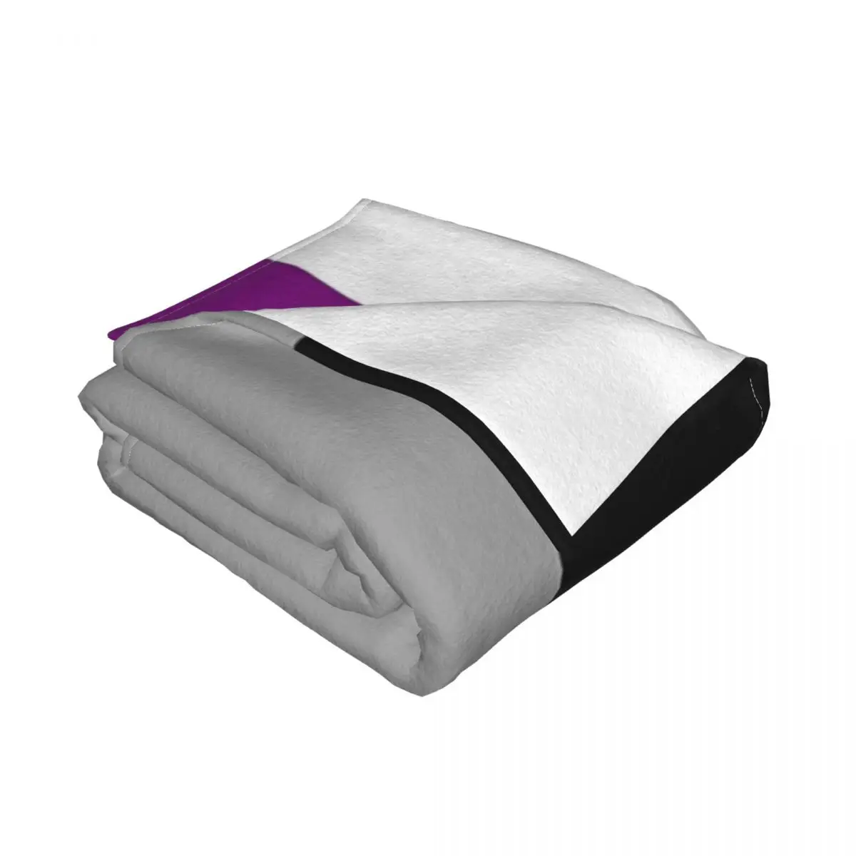 Manta con bandera del orgullo Asexual, colcha para cama a cuadros, toalla de playa, manta t&eacute;rmica, manta ponderada-2