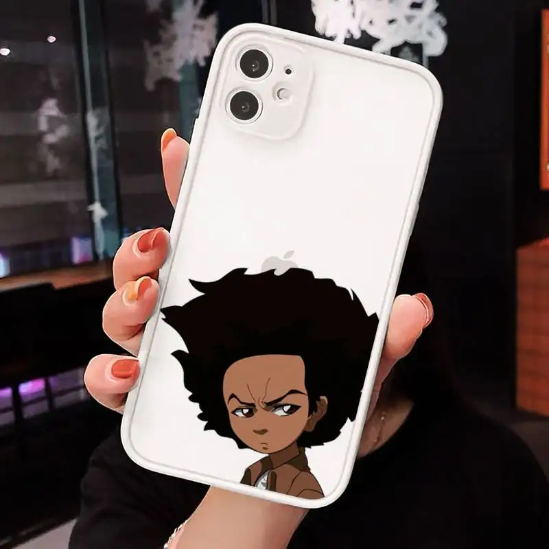 

The Boondocks art design luxury Phone Cases coque matte transparent For iphone 7 8 11 12 plus mini x xs xr pro max cover