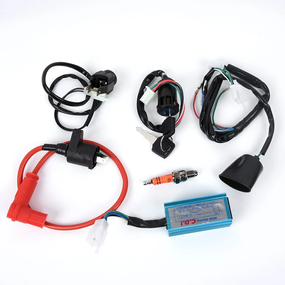 Электропроводка переключатель катушки CDI жгут Набор 50/110/125/150cc для ямы грязи