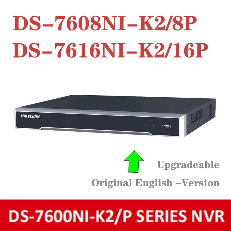 Оригинальная английская версия Hikvision встроенный сетевой видеорегистратор Plug &amp