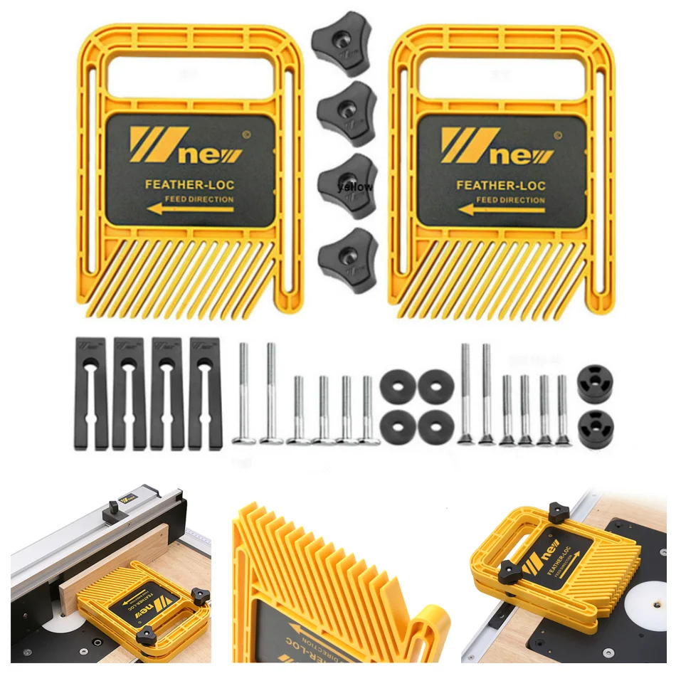 

Extended Feather Loc Board Set Miter Gauge Slot Tools For Woodworking Engraving Machine/Electric Circular Saw/Table Saw/Band Saw