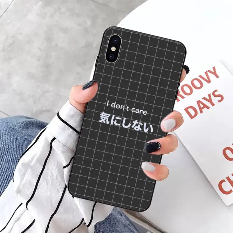 

Japanese slogan Phone Case for iPhone 11 12 pro XS MAX 8 7 6 6S Plus X 5S SE 2020 XR mini