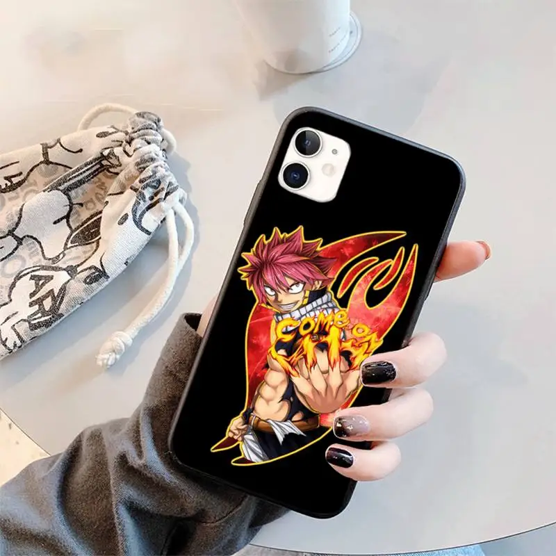 

Anime design fairy tail Phone Case for iPhone 11 12 mini pro XS MAX 8 7 6 6S Plus X 5S SE 2020 XR