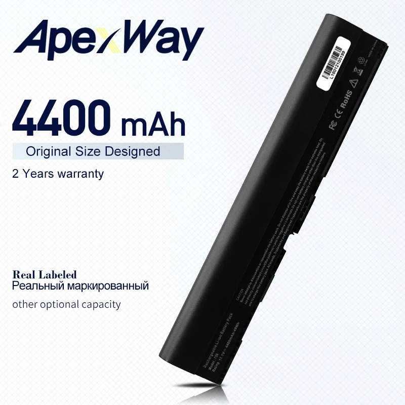 Аккумулятор на 4400 мА · ч для Acer Aspire One 756 725 женский TravelMate B113 B113M V5 171 C7 C710 AL12X32 AL12A31