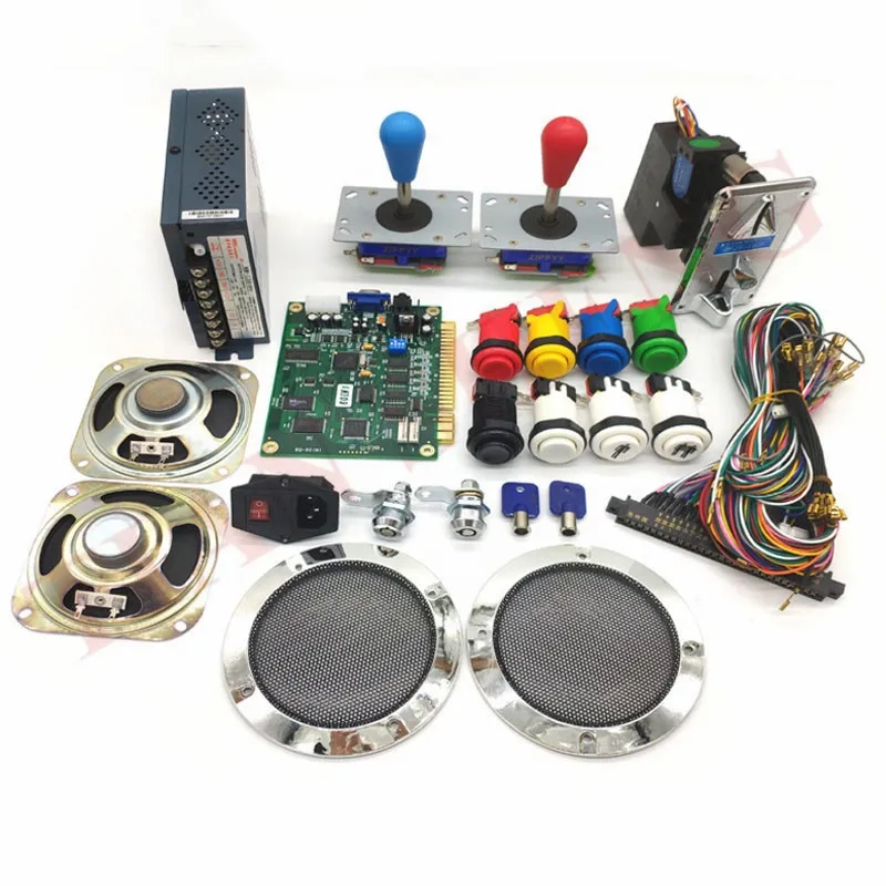 Classic 60 In 1 DIY Arcade Bundles Kits Parts With Jamma Harness Joystick happ Push Button Game Machine |