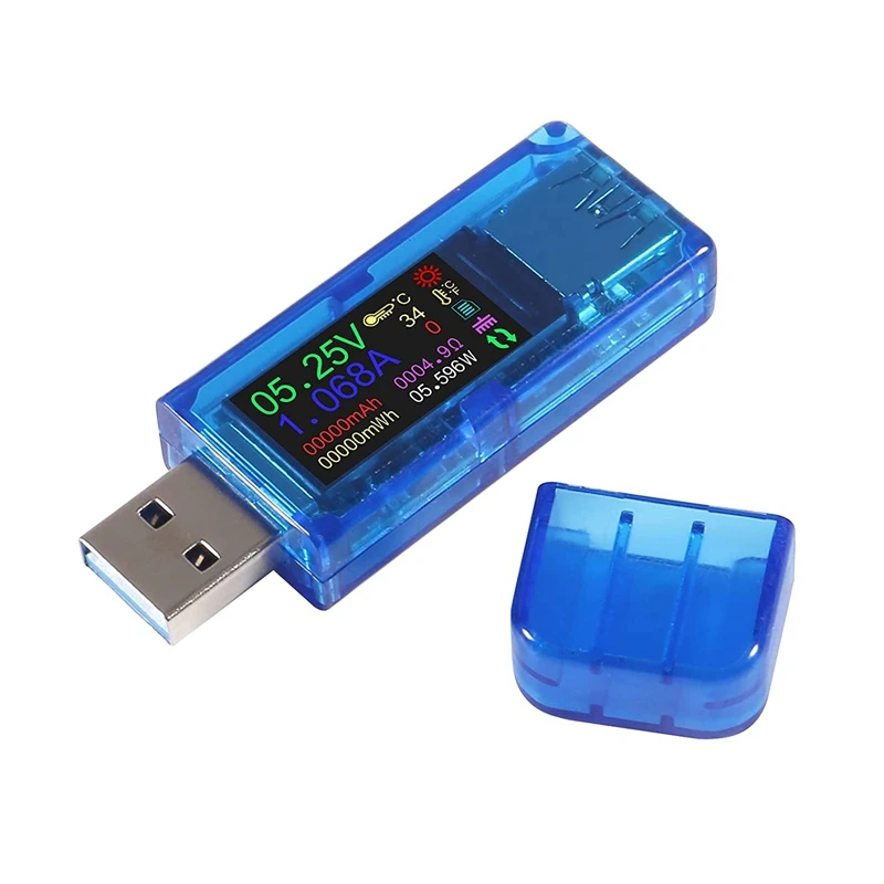 2 упаковки AT35 USB 3 0 Тестер измеритель мощности 7-30 в 0-4A тестер напряжения