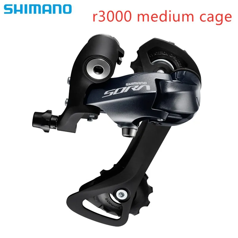 r3000 medium cage Shimano Сора 3500 SS короткий задний переключатель r3000 задний переключатель SS/GS 9-скорость Задняя деталь велосипеда переключатель - Цвет: r3000 medium cage