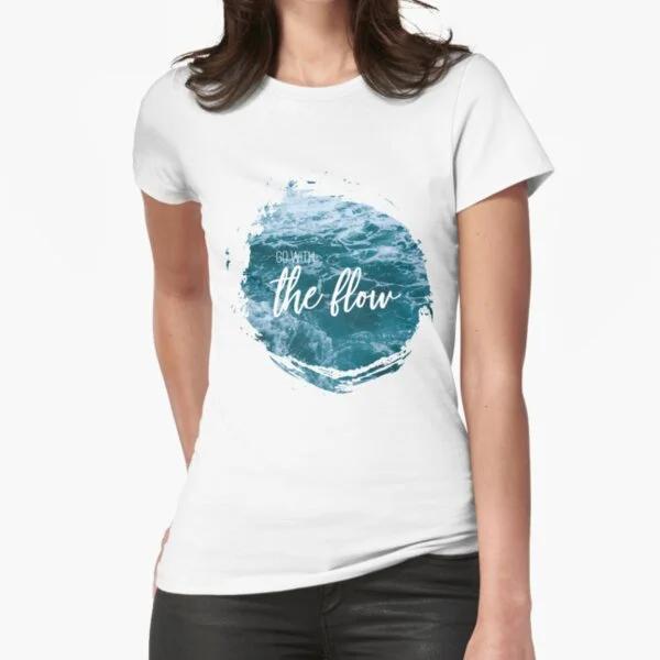 

Go With The Flow T-Shirt Print Top