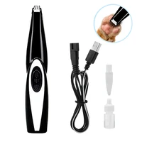 pet foot hair trimmer dog clippers professional low noise dog growing clipper usb rechargeable butt ear eyes hair cutter remover