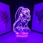 Аниме 3D лампа для старшей школы DxD Himejima Akeno светодиодный ночсветильник для дня рождения подарок для спальни Декор Светильник Himejima Akeno