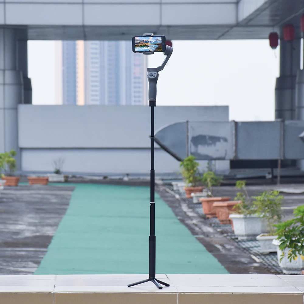 Алюминиевый сплав удлинитель палка масштабируемый держатель для DJI Osmo Mobile 3 Feiyu штатив ручной карданный стабилизатор аксессуары