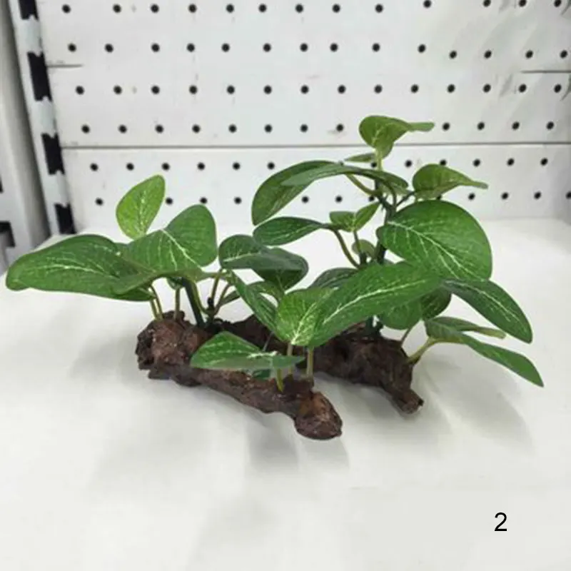 Искусственное аквариумное растение декоративная аквариумная погружная трава с