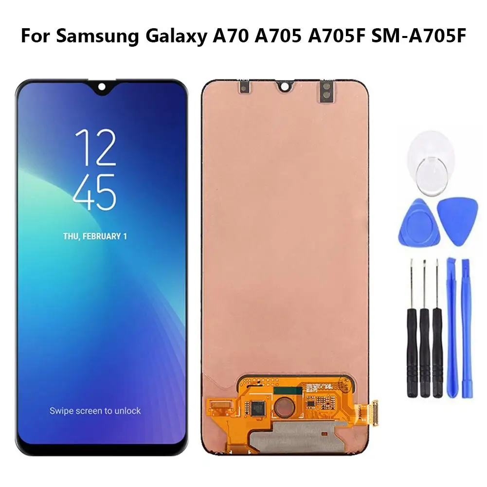 Сменный сенсорный ЖК экран для Samsung Galaxy A70 A705 A705F|Экраны мобильных телефонов| |
