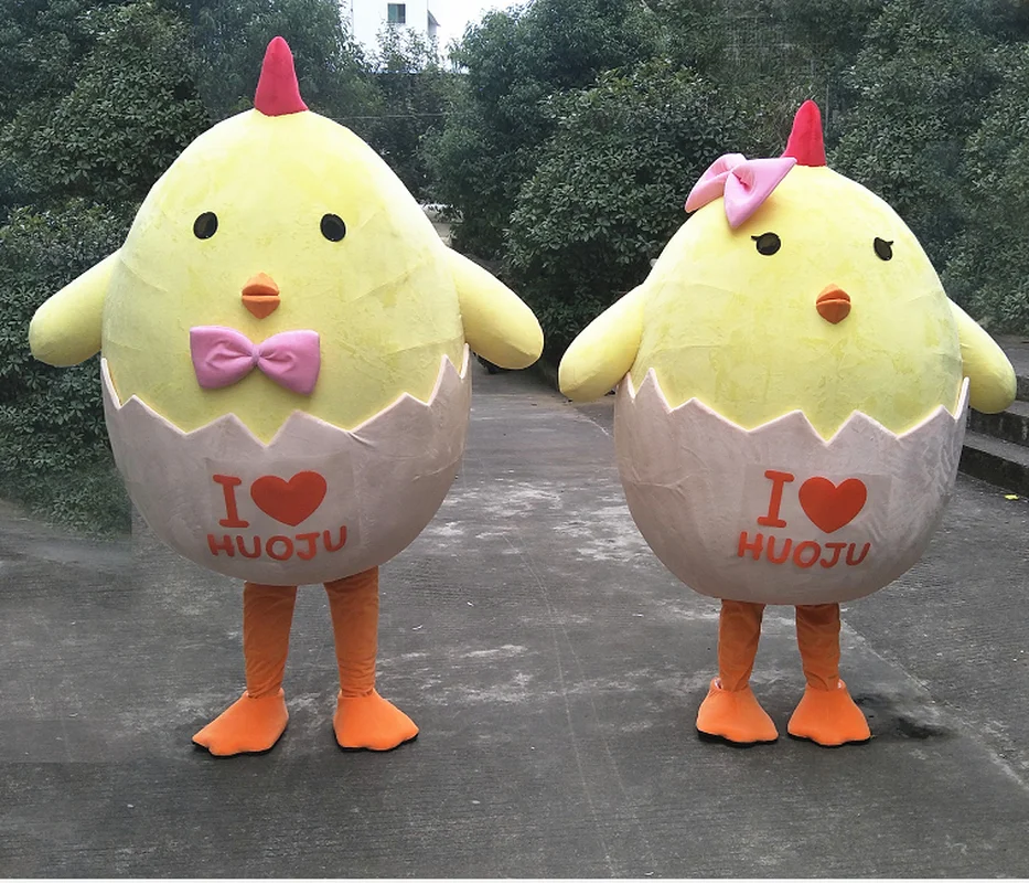 

One Chicken Mascot Costume Suits Cosplay Party Game Dress Outfits Clothing Advertising Promotion Carnival Adults
