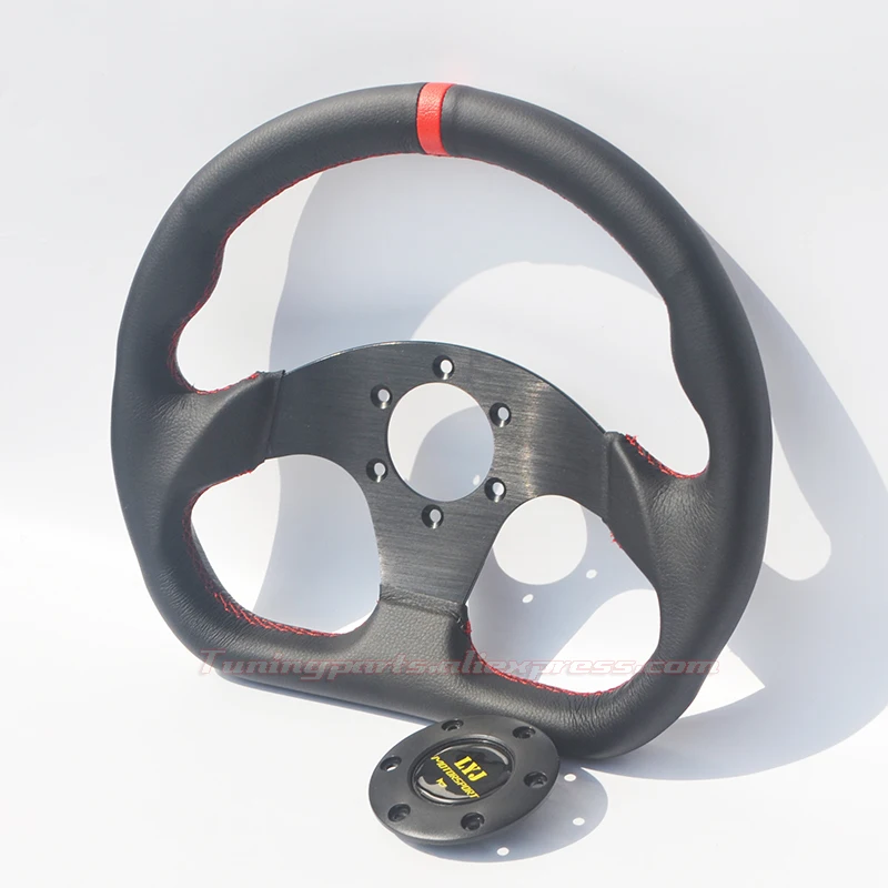 Лидер продаж: игра в форме D из натуральной кожи красную полоску/Картинг/рулевое