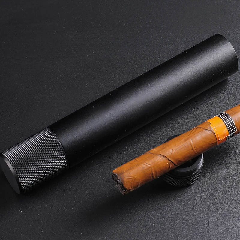 2018 Новый 2 в 1 Алюминиевый Чехол для сигар путешествий|Аксессуары сигар| |