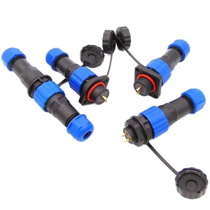 Водонепроницаемый разъем SP1610 IP68 Кабельный разъем штекер и гнездо SP16 2-контактный 3-контактный 4-контактный 5-контактный 6-контактный 7-контактный 9-контактный