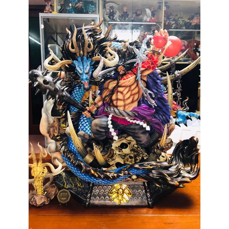 ONE PIECE Statue The Straw Hat Pirates Bust Three kind of KAIDO Full-Length Dragon Form KAIDO GK Action Figure Toy BOX