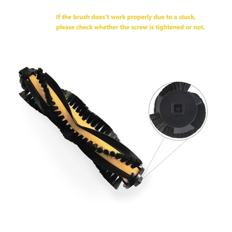 

Replacement for Deebot N79S Main Brush, Filter, Side Brush Accessory Kit for Ecovacs Deebot N79 N79S Robotic Vacuum Cleaner