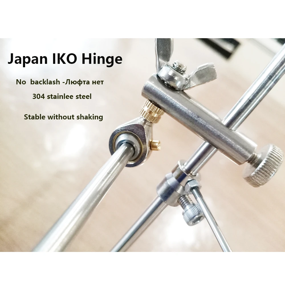 

Шарнир без люфта, 6,0 мм, японская точилка для ножей с подшипником IKO Rx008, сменный пластиковый слайдер, износостойкий, высокая точность