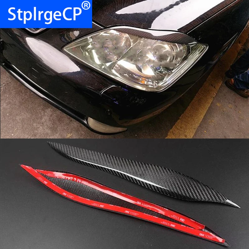 100% задние фары из углеродного волокна для бровей и век Toyota Crown 12th 2003 08 передний
