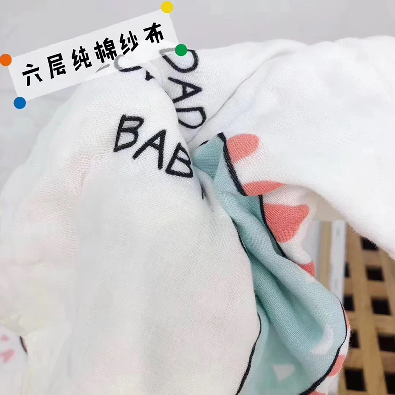 

5pcs Kids Towels Cotton Face Towel Cute Cartoon Gauze Hangable Hand Towel Soft Towels Home Bathroom Products