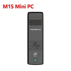 Мини-ПК M1S, офисный мини-ПК с Windows 10, Intel Cherry Trail T3 X5 Z8350, 4 ГБ, 64 ГБ, ТВ-флешка, 2,4 ГГц, 5G, Wi-Fi, игровой портативный мини-компьютер