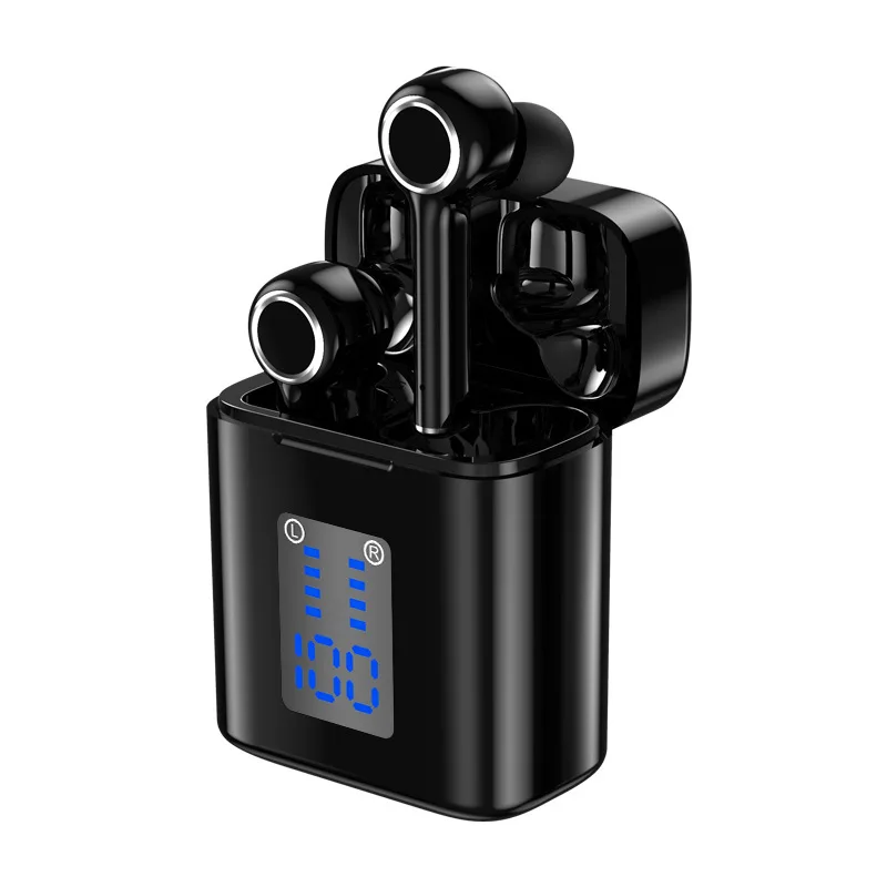 

Bluetooth-совместимые беспроводные наушники 5.0, стерео 9D, водонепроницаемая Спортивная умная шумоподавляющая Гарнитура-вкладыш с микрофоном
