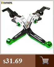 Ручка тормоза мотоцикла CNC Регулируемый рычаг тормоза сцепления ручка для Kawasaki ZXR400 1995 1996 1996 1998 все годы ZXR 400