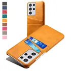 Чехол из искусственной кожи в стиле ретро для Samsung Galaxy S21 Ultra S20 FE Plus A21S M51 M31, чехол с отделениями для карт для Samsung Note 20 Ultra A12 A52 A32 A72