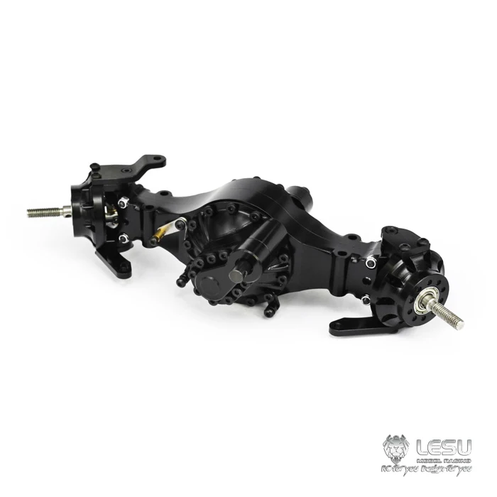 LESU металлический дифференциальный замок Передние Задние оси для RC TAMIYA 1/14